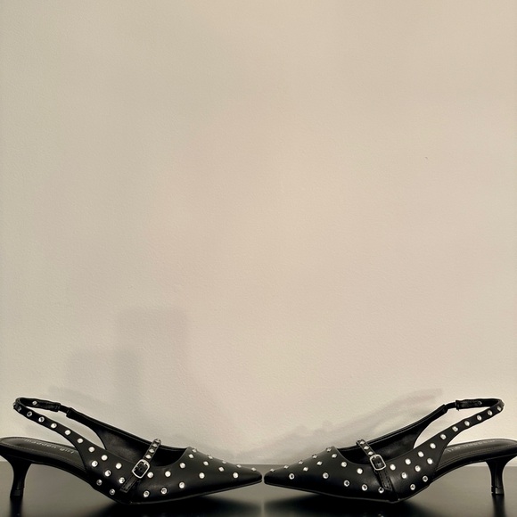 Madden Girl Studded Slingback Heels 9.5 - Picture 4 of 7